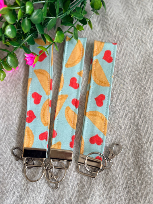 Print Wristlet Keychain - Empanadilla