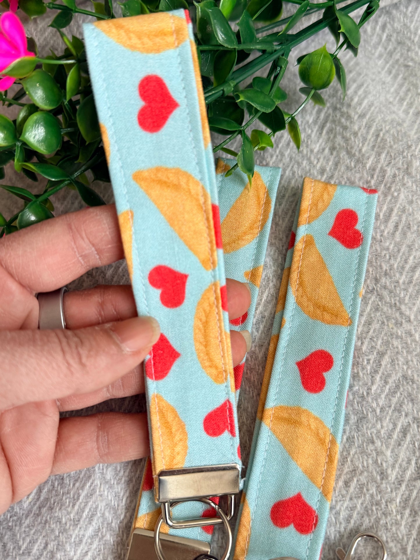 Print Wristlet Keychain - Empanadilla