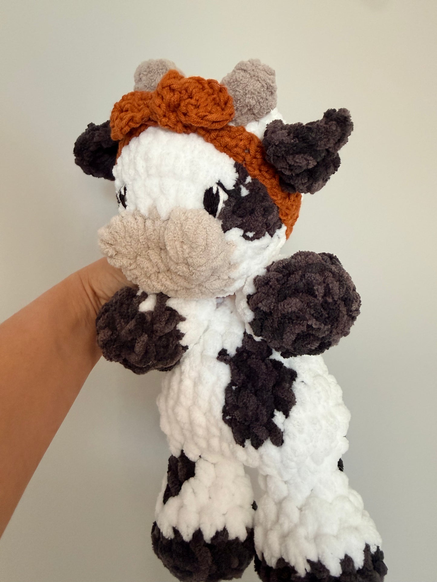 Handmade Cow Snuggle – Customizable & Gift‑Ready